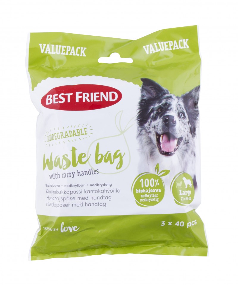 Best Friend kakkapussi L 3 x 40 pussia
