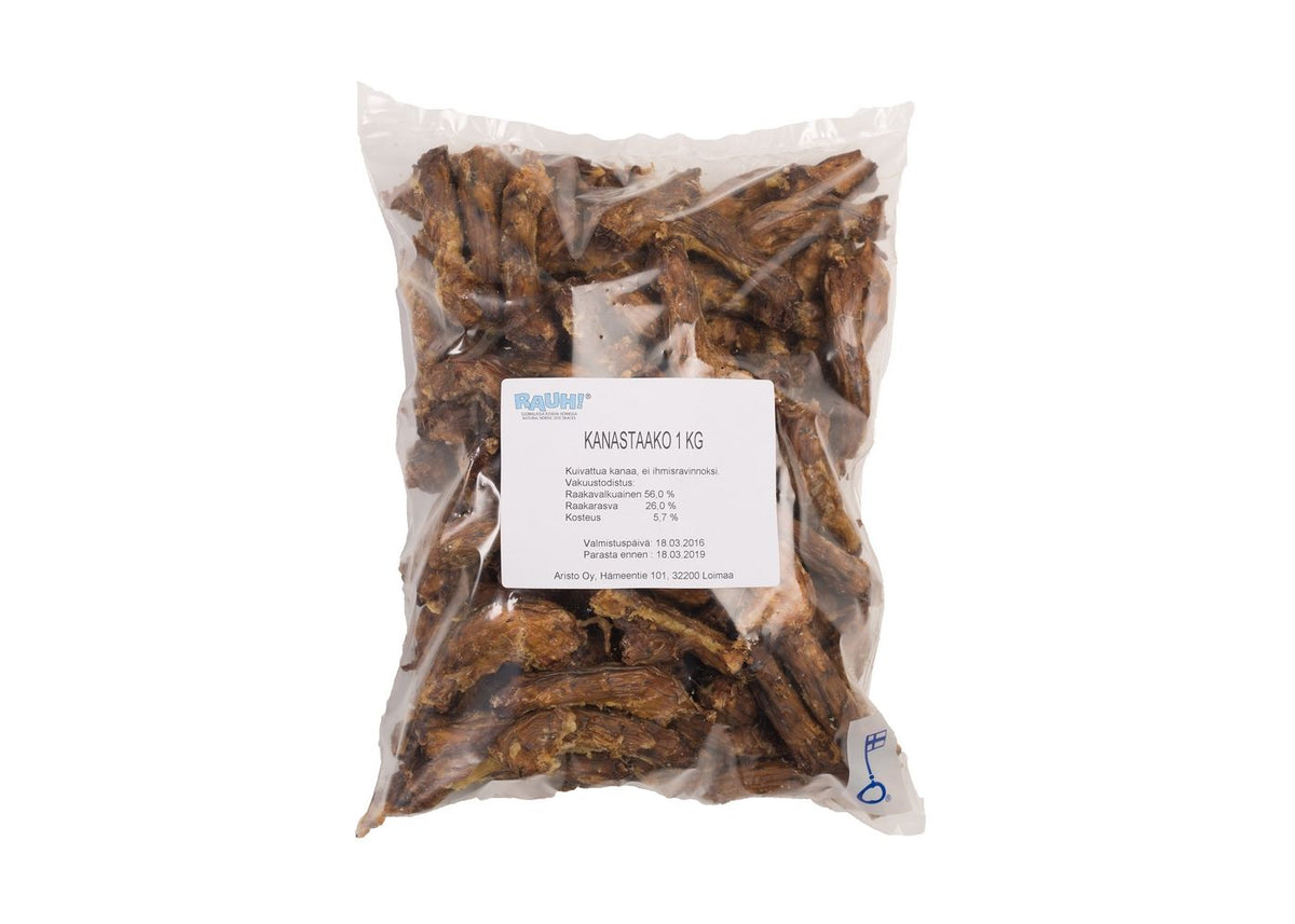 RAUH! Chicken Neck - Kanankaula 1 kg SÄÄSTÖPAKKAUS