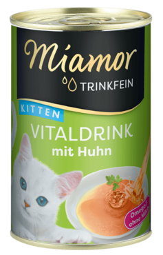 Miamor Trinkfein Vitaldrink Kitten juoma kana 135 ml