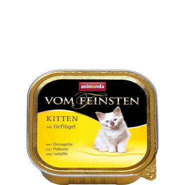 Animonda Vom Feinsten Kitten siipikarja kissalle 32 x 100 g