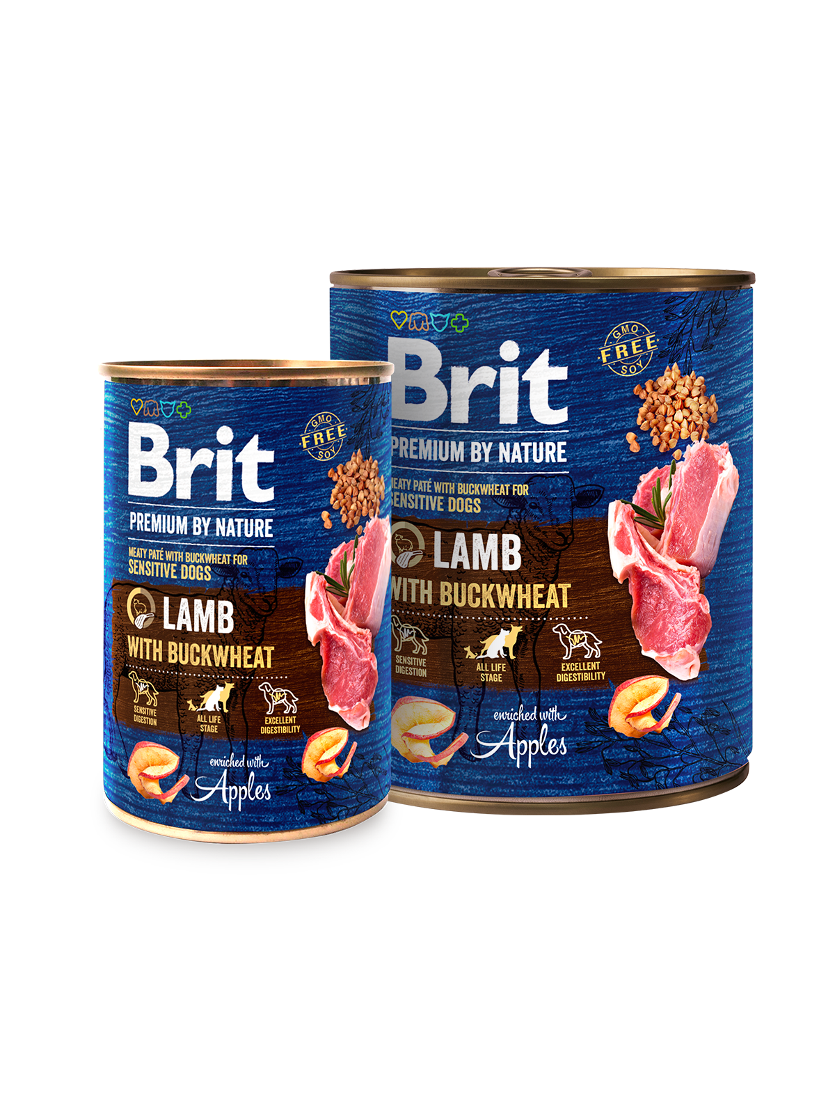 Brit Premium by Nature Lammas-tattari koirille 800 g
