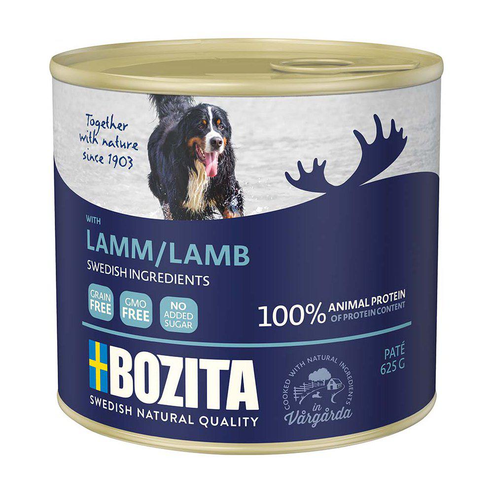 Bozita lammaspatee koiralle 6 x 625 g