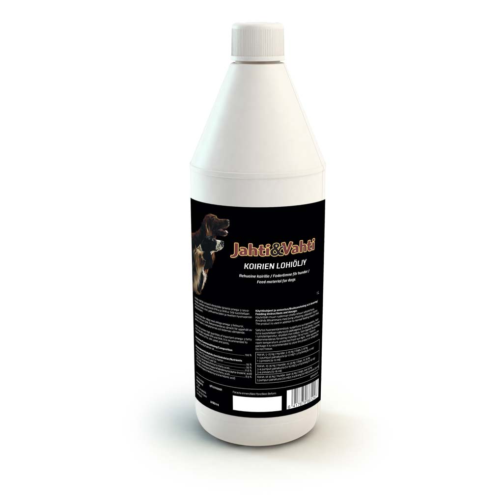 Jahti&Vahti Lohiöljy 1000 ml + pumppu