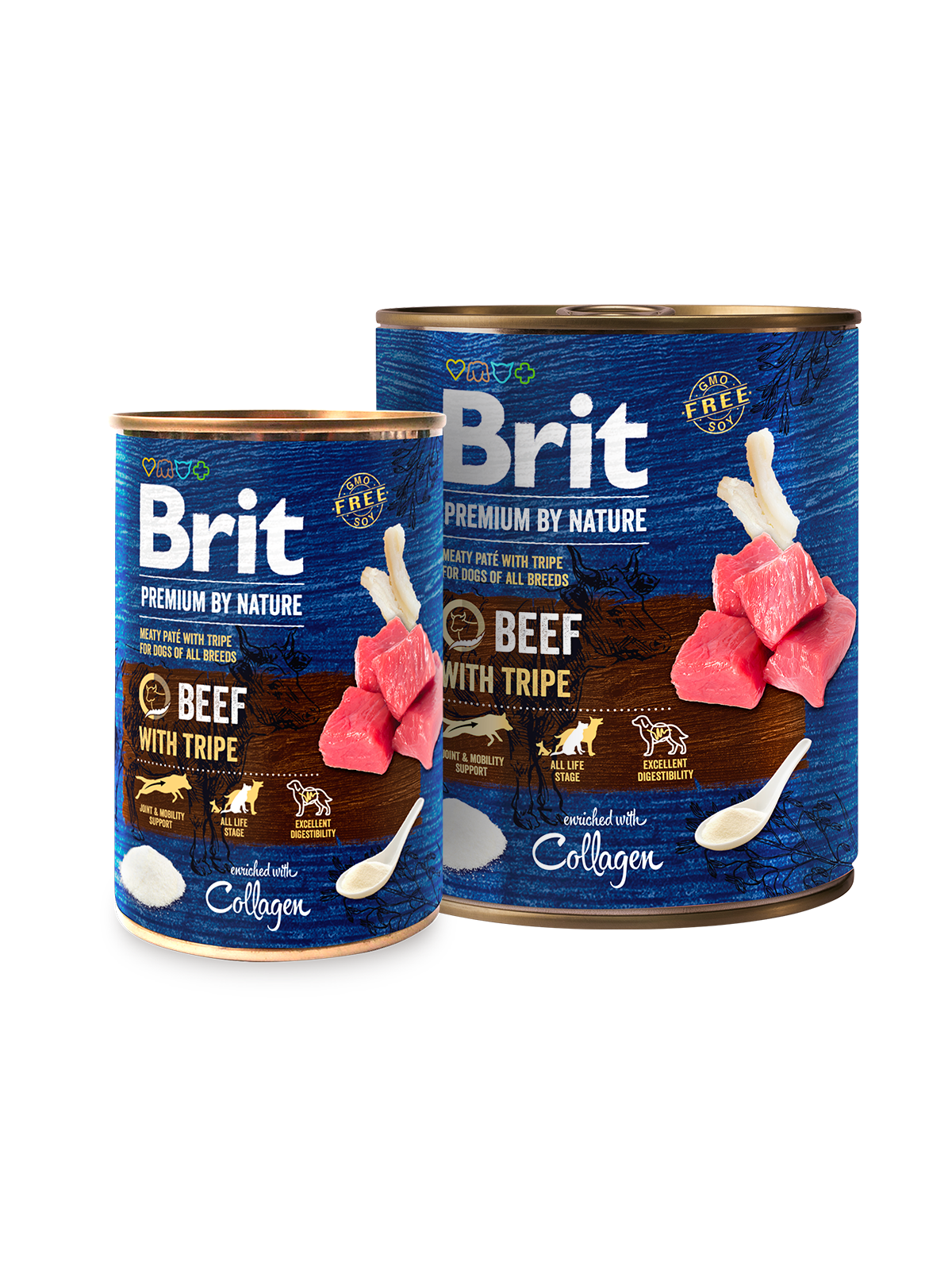 Brit Premium by Nature Nauta-maha koirille 6 x 800 g