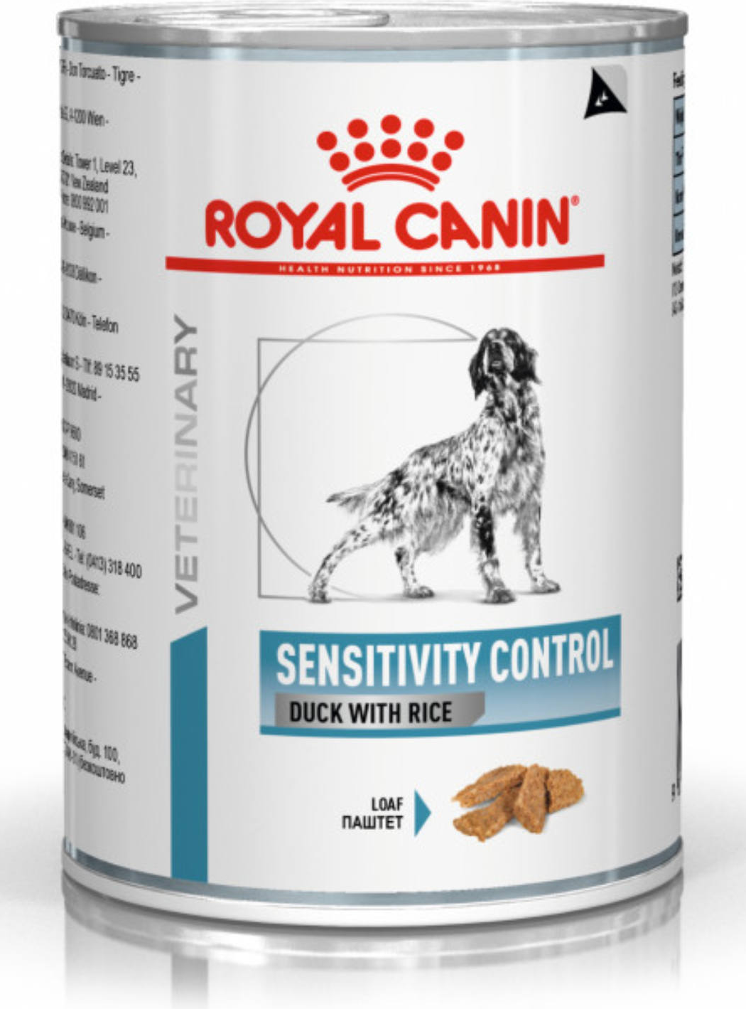 Royal Canin Veterinary Diets Derma Sensitivity Control Duck säilykepurkki koiran märkäruoka 12 x 410 g