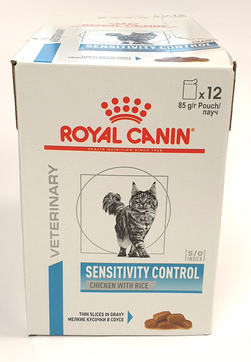 Royal Canin Veterinary Diets Derma Sensitivity Control Chicken annospussi kissan märkäruoka 12 x 85 g