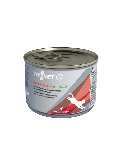 Trovet RID Renal & Oxalate lammas kissalle säilykepurkki 12 x 200 g