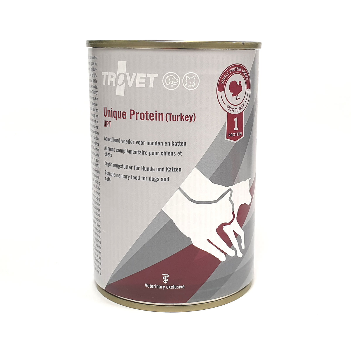 Trovet Unique Protein UPT kalkkuna kissalle ja koiralle 400 g MAISTELUPAKKAUS