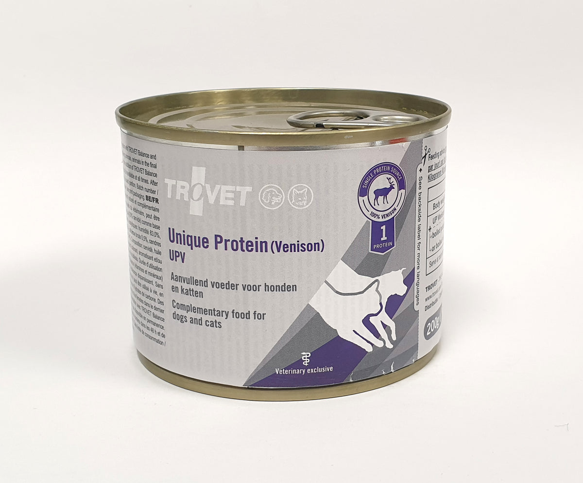 Trovet Unique Protein UPV peura kissalle ja koiralle 200 g MAISTELUPAKKAUS