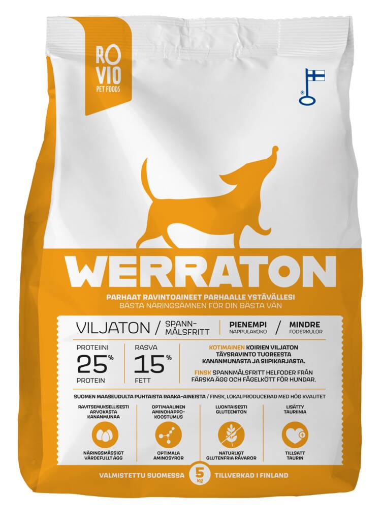 Werraton Viljaton koiranruoka 5 kg