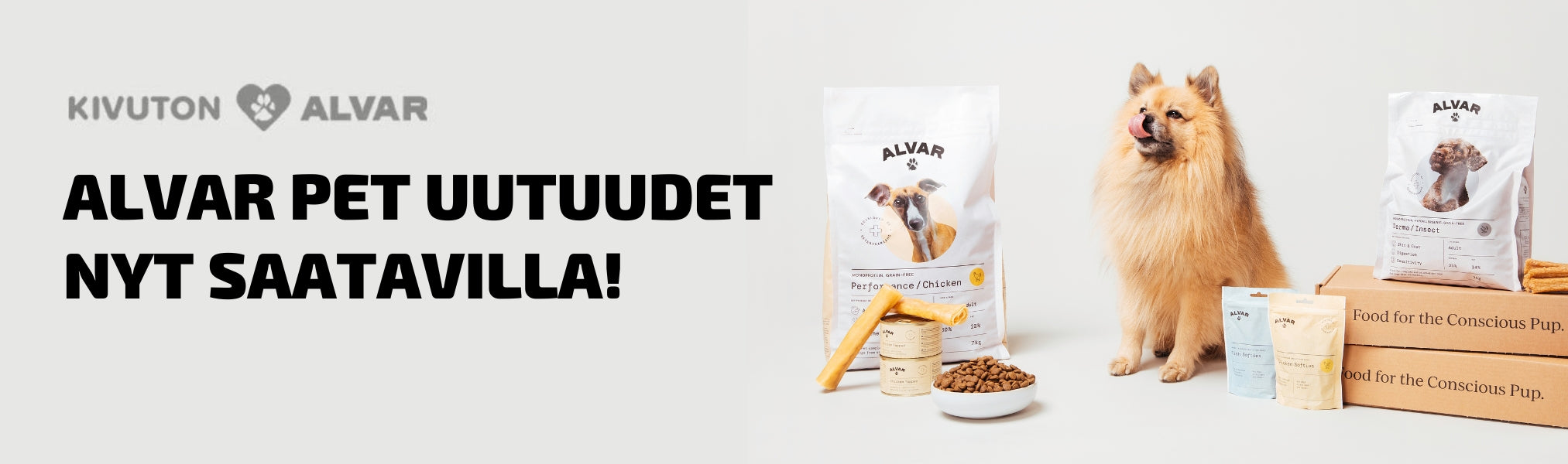 Uudet Alvar Pet -koiranruoat