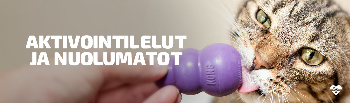 Aktivointilelut ja nuolumatot kissalle