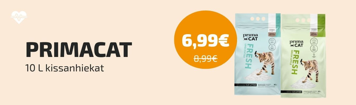 Primacat 10 L kissanhiekat 6,99 €