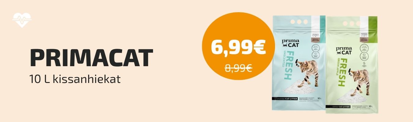 Primacat 10 L kissanhiekat 6,99 €
