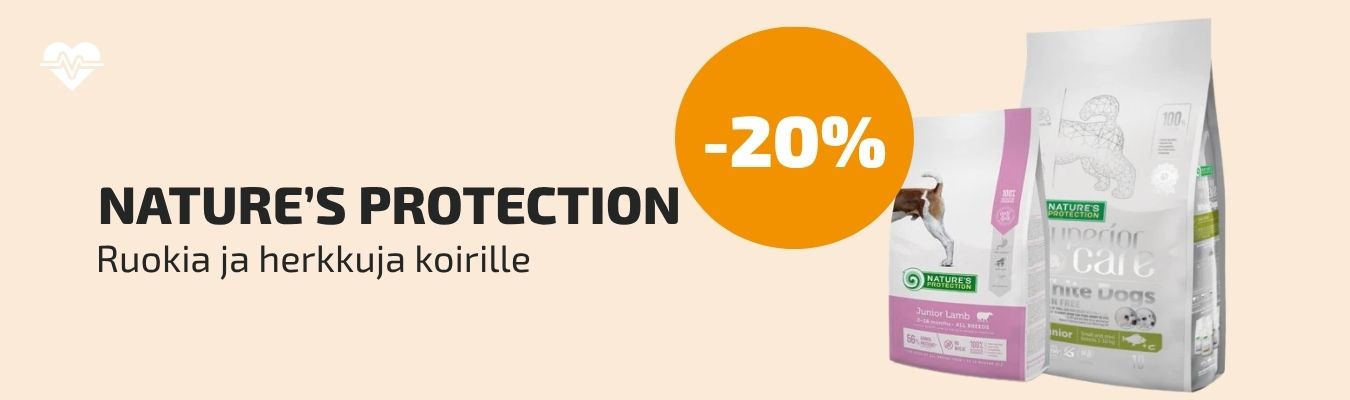 Nature's Protection tuotteita koirille -20%