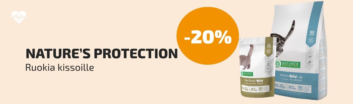 Nature's Protection kissan kuivaruokia -20%