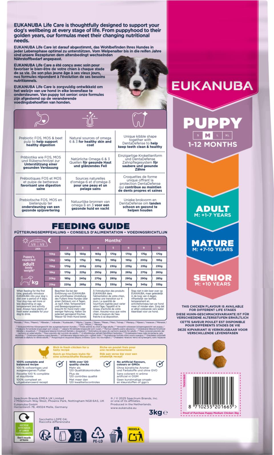 Eukanuba Puppy Medium Breed koiran kuivaruoka