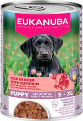 Eukanuba wet food puppies beef with pumpkin koiralle 400 g