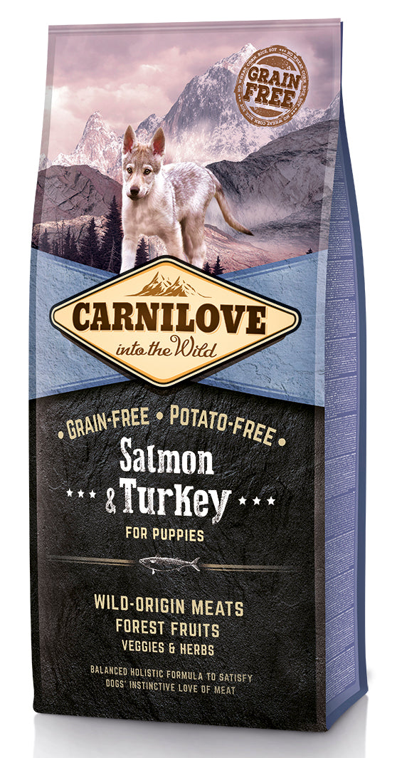 Carnilove Salmon-Turkey for Puppies koirille