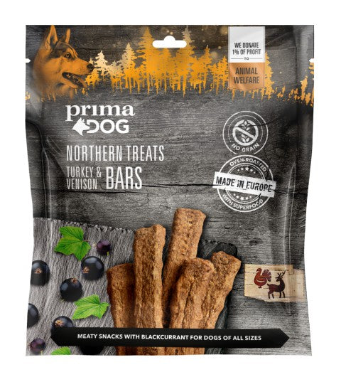PrimaDog Northern Treats kalkkuna-peuratanko