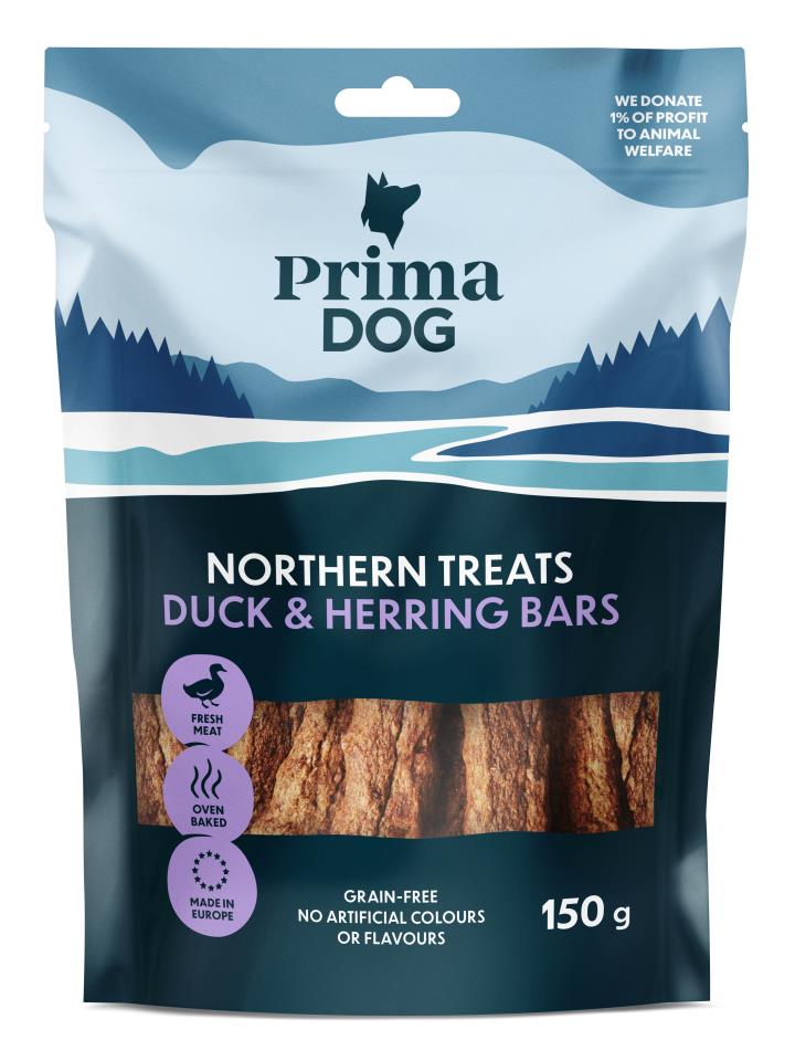 PrimaDog Northern Treats ankka-sillitanko