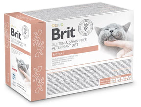 Brit Veterinary Diet Pouch Renal with Salmon kissalle 12 x 85 g