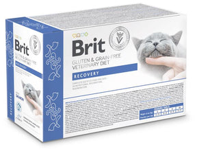Brit Veterinary Diet Pouch Recovery with Salmon kissalle 12 x 85 g