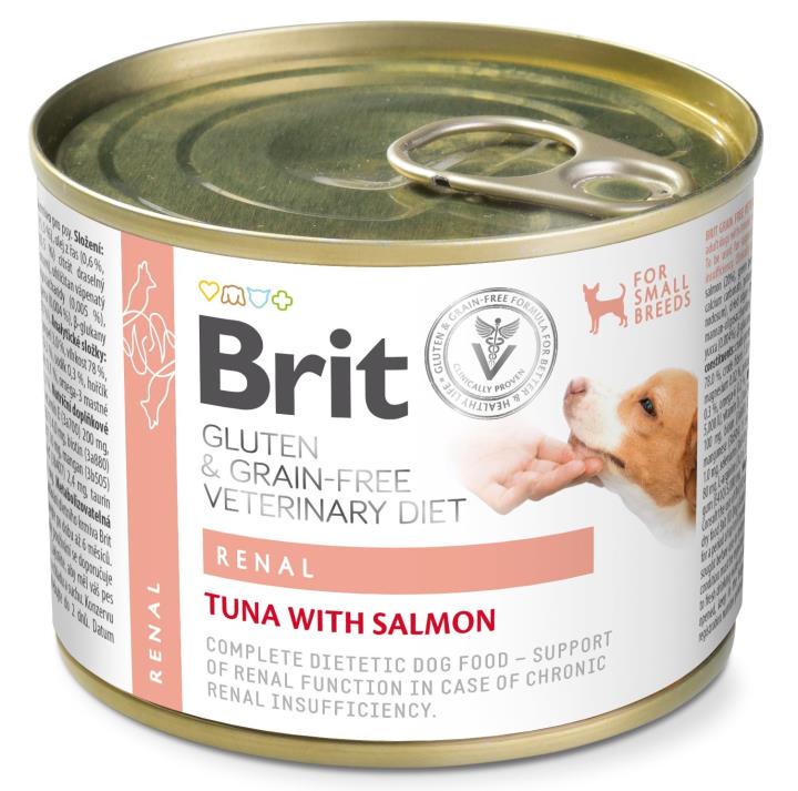 Brit Veterinary Diet Renal Tuna & Salmon koiralle 200 g MAISTELUPAKKAUS