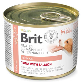 Brit Veterinary Diet Renal Tuna & Salmon koiralle 6 x 200 g