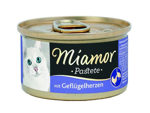 Miamor Pastete siipikarjansydän kissalle 85 g MAISTELUPAKKAUS