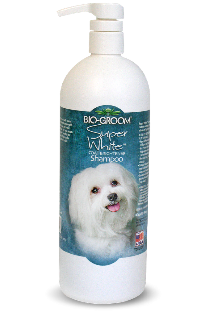 Bio-Groom Super White shampoo pumppupullo 946 ml
