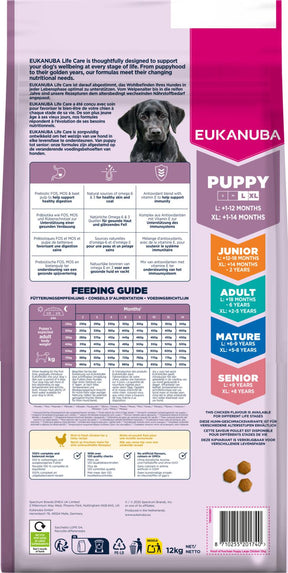 Eukanuba Puppy Large Breed koiran kuivaruoka 12 kg