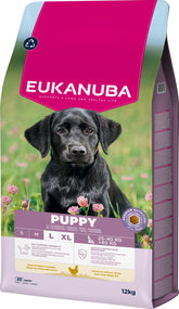 Eukanuba Puppy Large Breed koiran kuivaruoka 12 kg