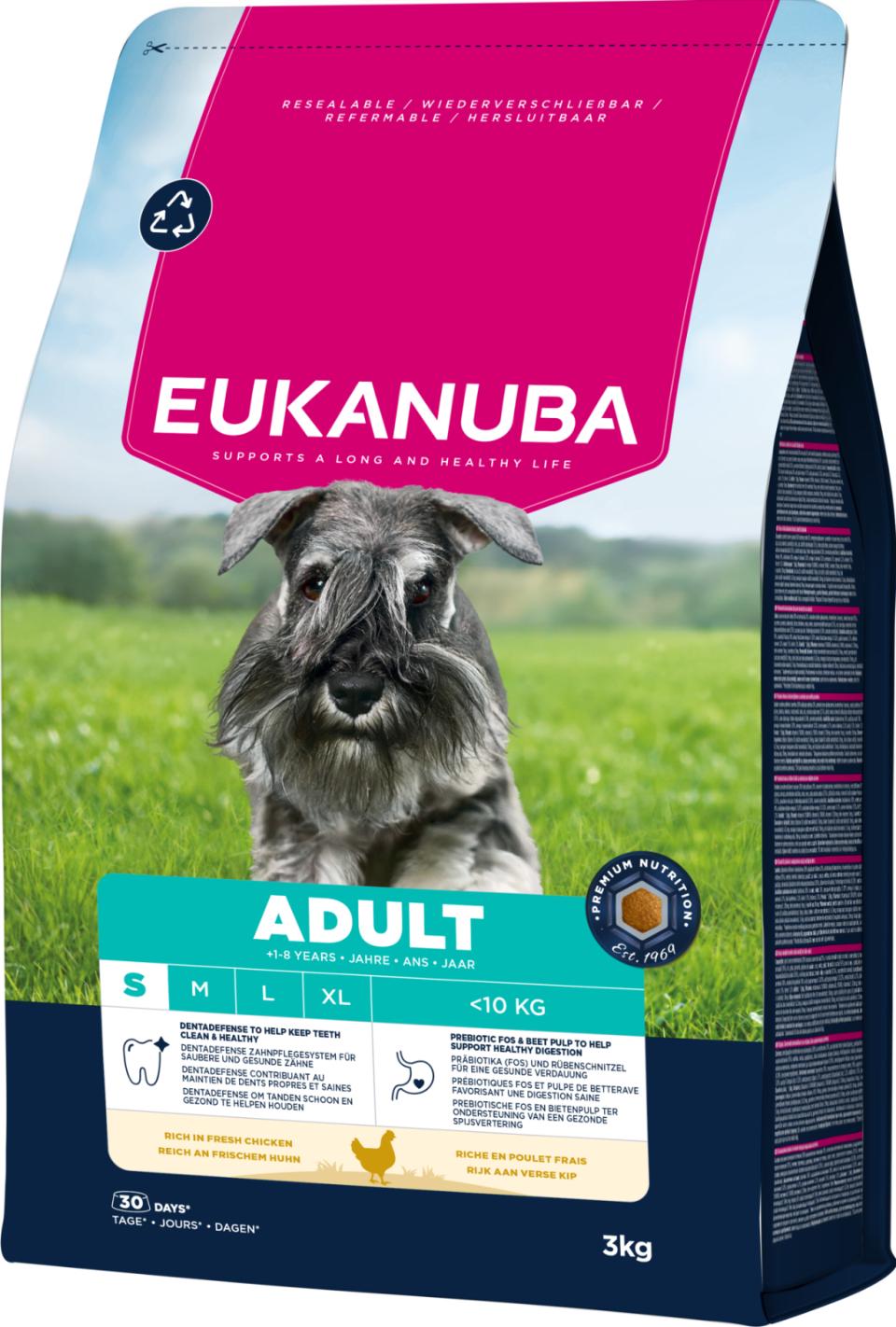 Eukanuba Adult Small Breed koiran kuivaruoka 3 kg