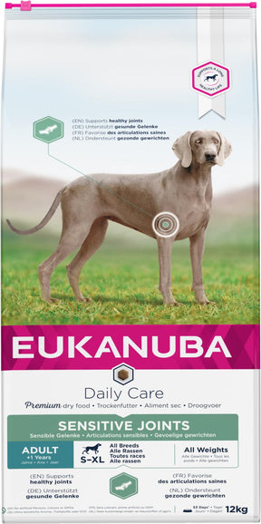 Eukanuba DailyCare Sensitive Joints koiran kuivaruoka 12 kg