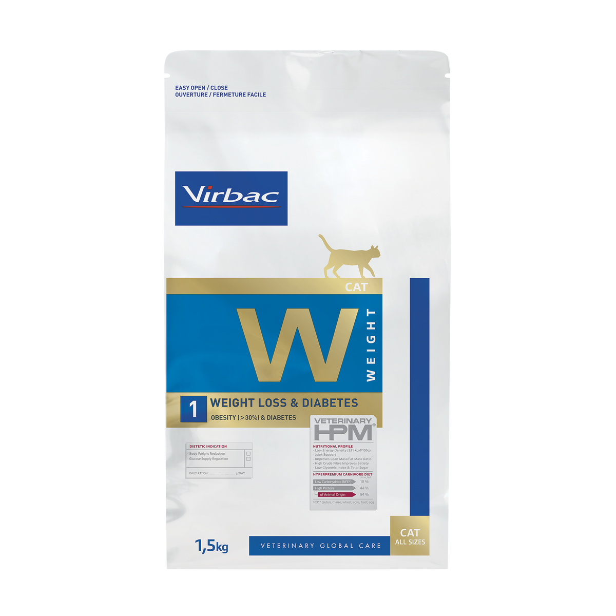 Virbac Veterinary HPM Weight Loss & Diabetes kissalle
