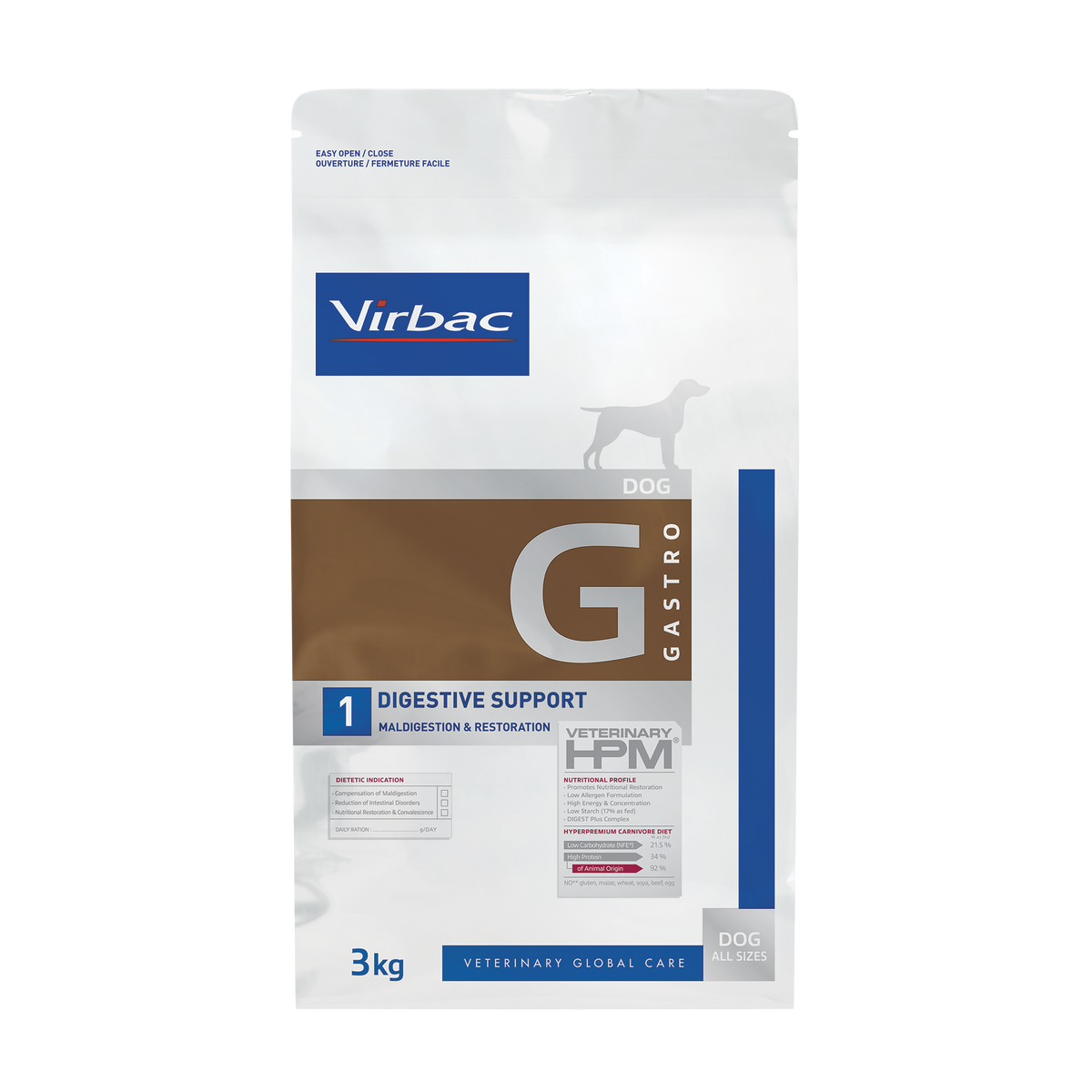 Virbac Veterinary HPM G1 Digestive Support koiralle