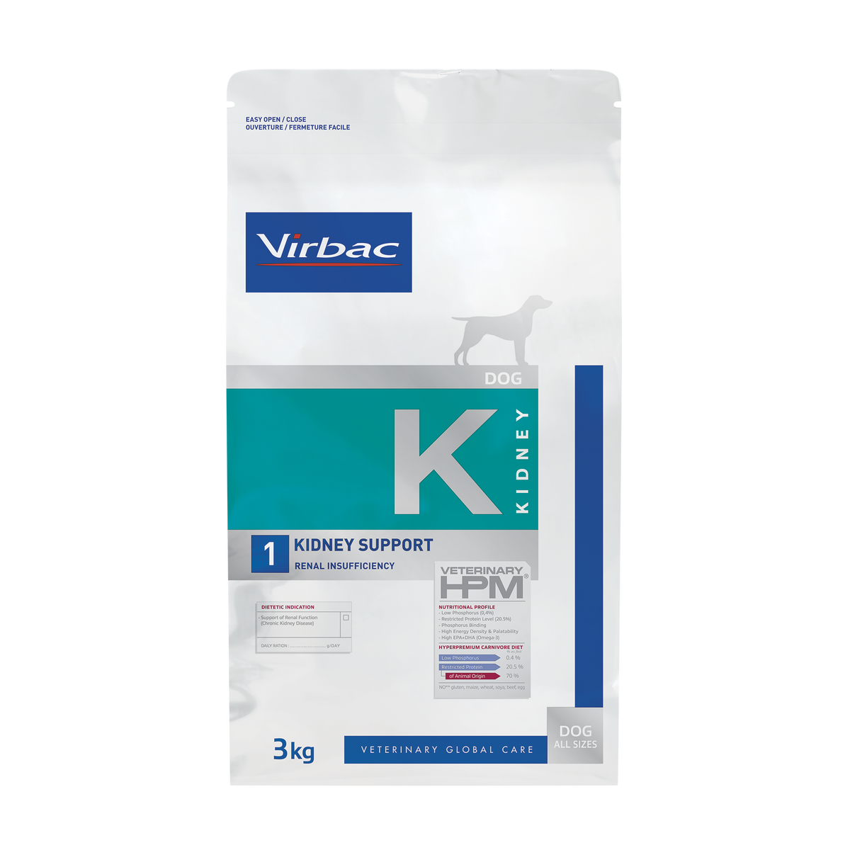 Virbac Veterinary HPM Kidney Support K1 koiralle