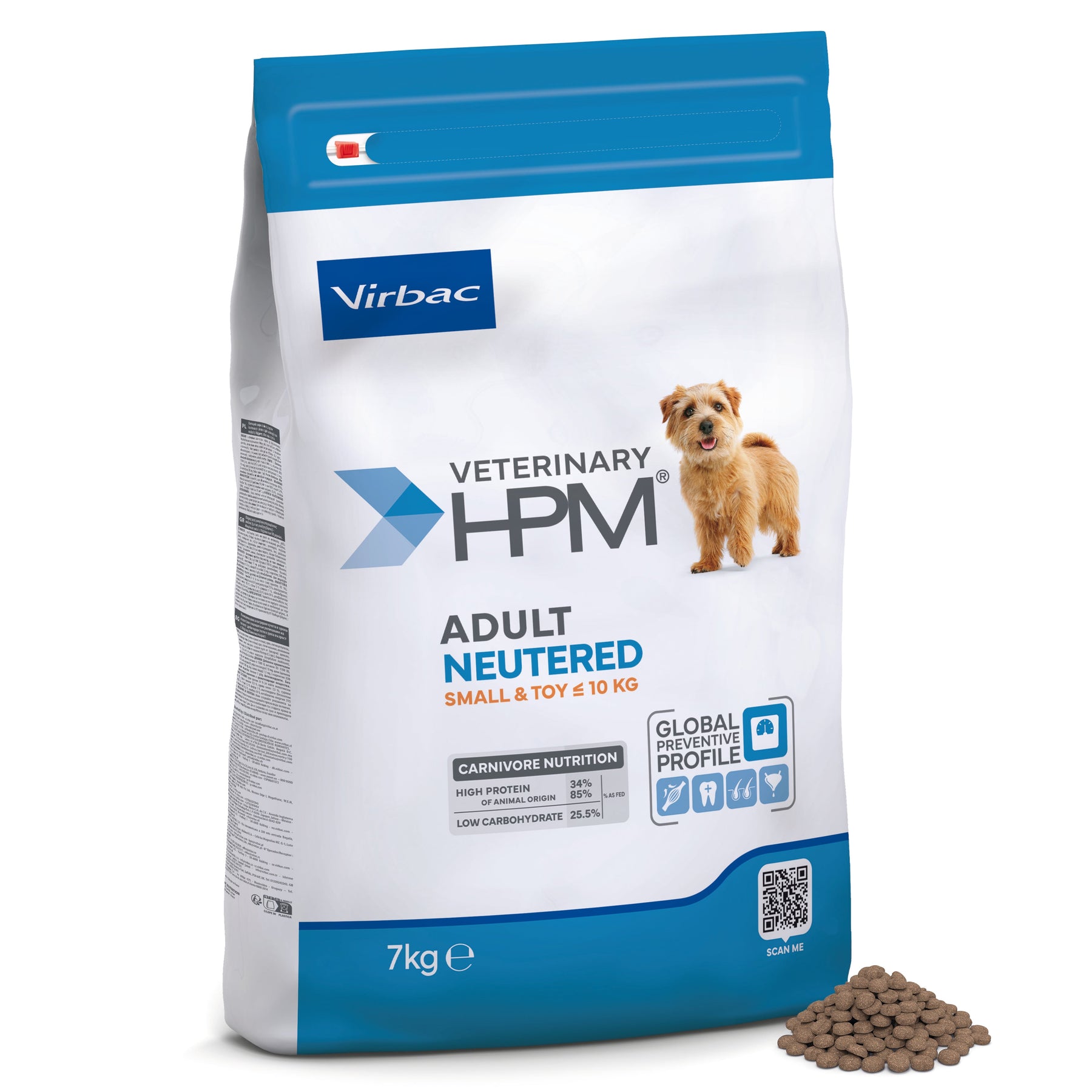 Virbac Veterinary HPM Adult Neutered Small & Toy Dog