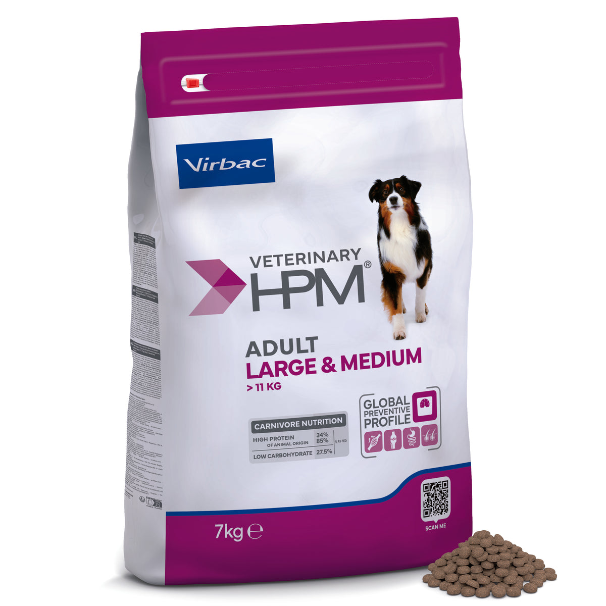 Virbac Veterinary HPM Adult Large & Medium Dog 7 kg
