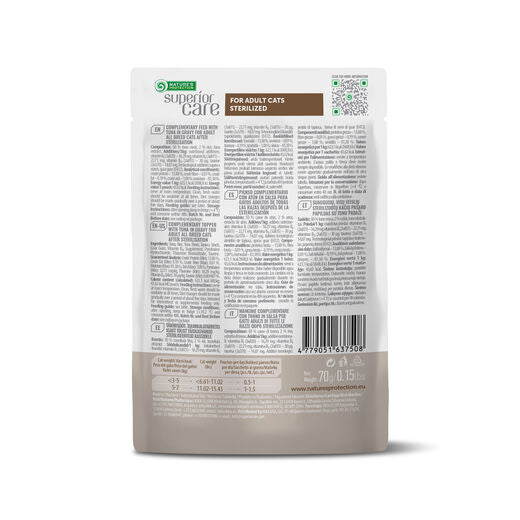 Nature's Protection Superior Care Sterilised Tonnikala 24 x 70 g