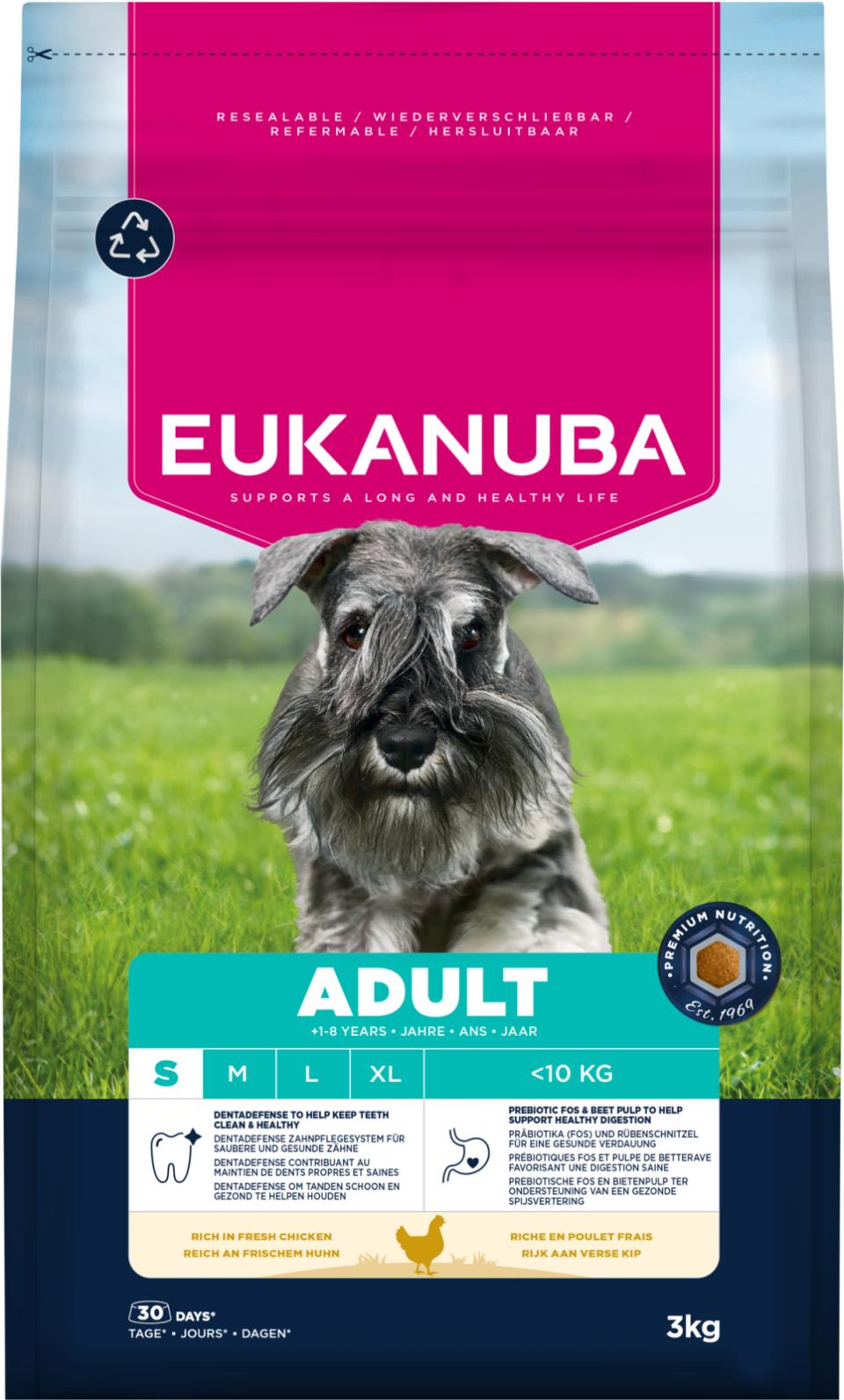 Eukanuba Adult Small Breed koiran kuivaruoka 3 kg