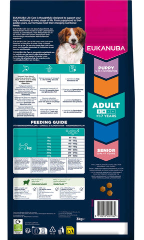 Eukanuba Adult Small & Medium Lamb & Rice koiran kuivaruoka
