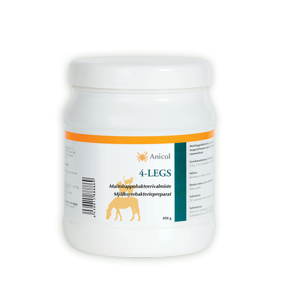 Anicol 4-Legs maitohappobakteeri eläimille