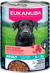 Eukanuba wet food adult beef with pumpkin koiralle 400 g
