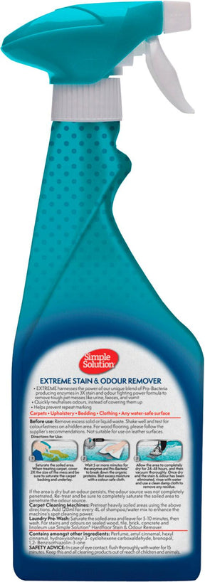 Simple Solution Extreme stain & odor remover 500 ml + Rabbit 18 cm lelu