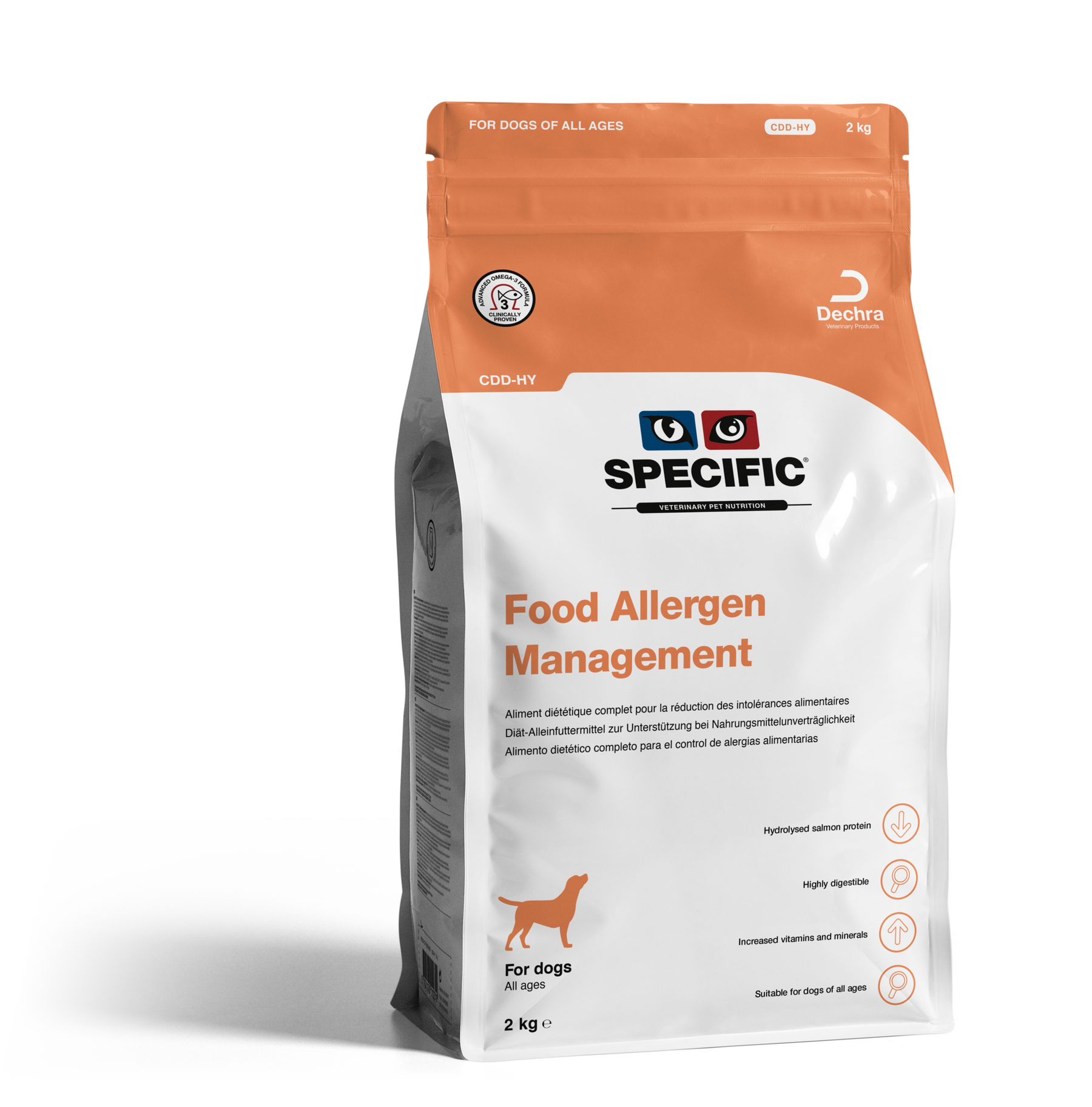 Specific CDD-HY Food Allergen Management koiralle