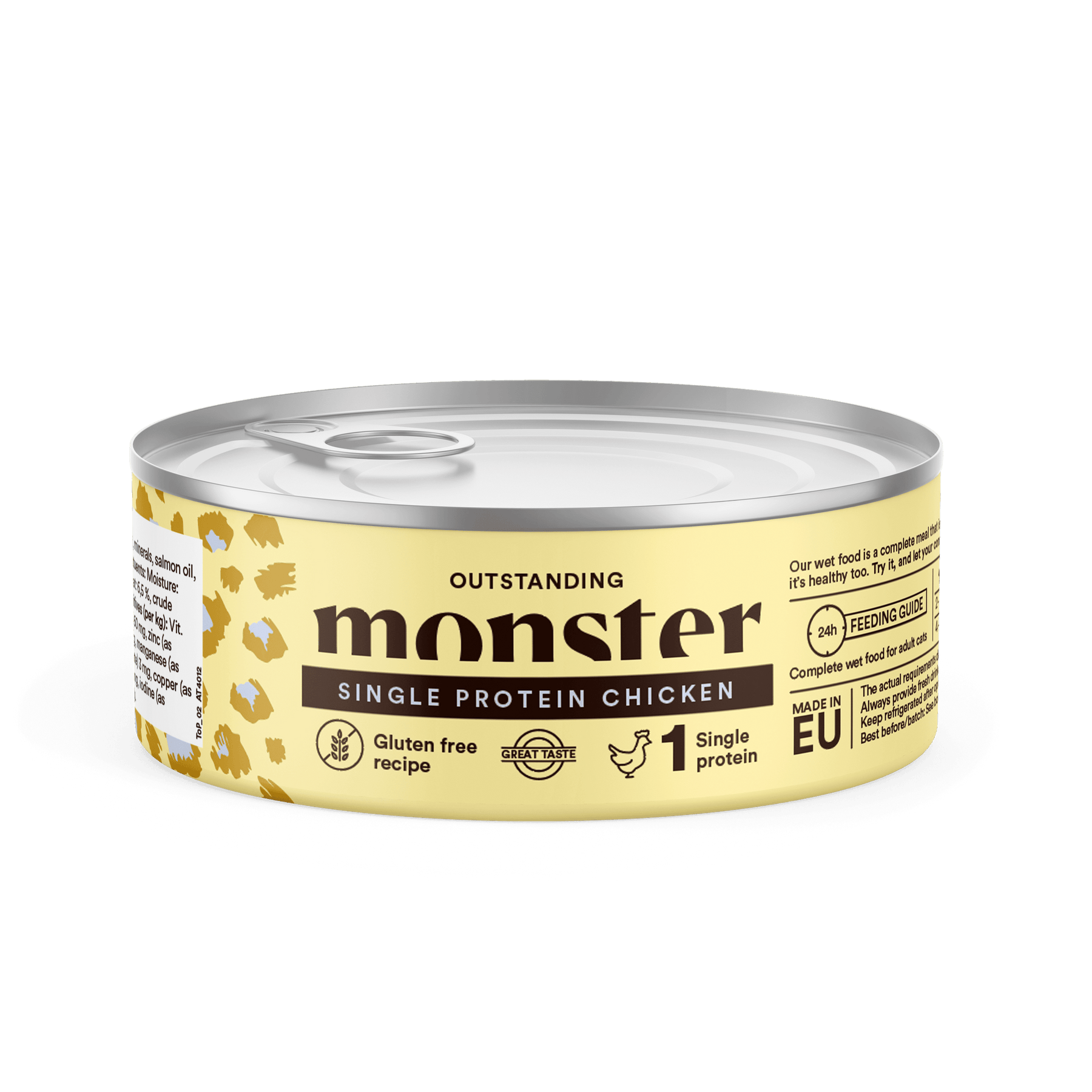 Monster Cat Adult Single Protein Chicken kissalle 12 x 100 g