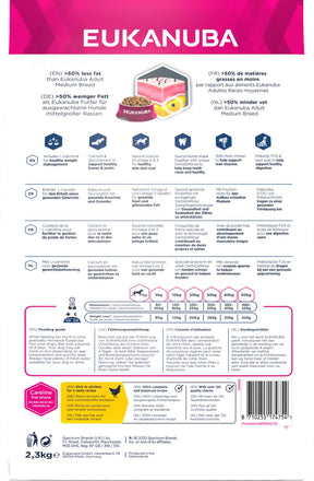 Eukanuba DailyCare Overweight Sterilized koiran kuivaruoka