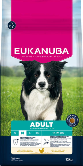 Eukanuba Adult Medium Breed koiran kuivaruoka 12 kg